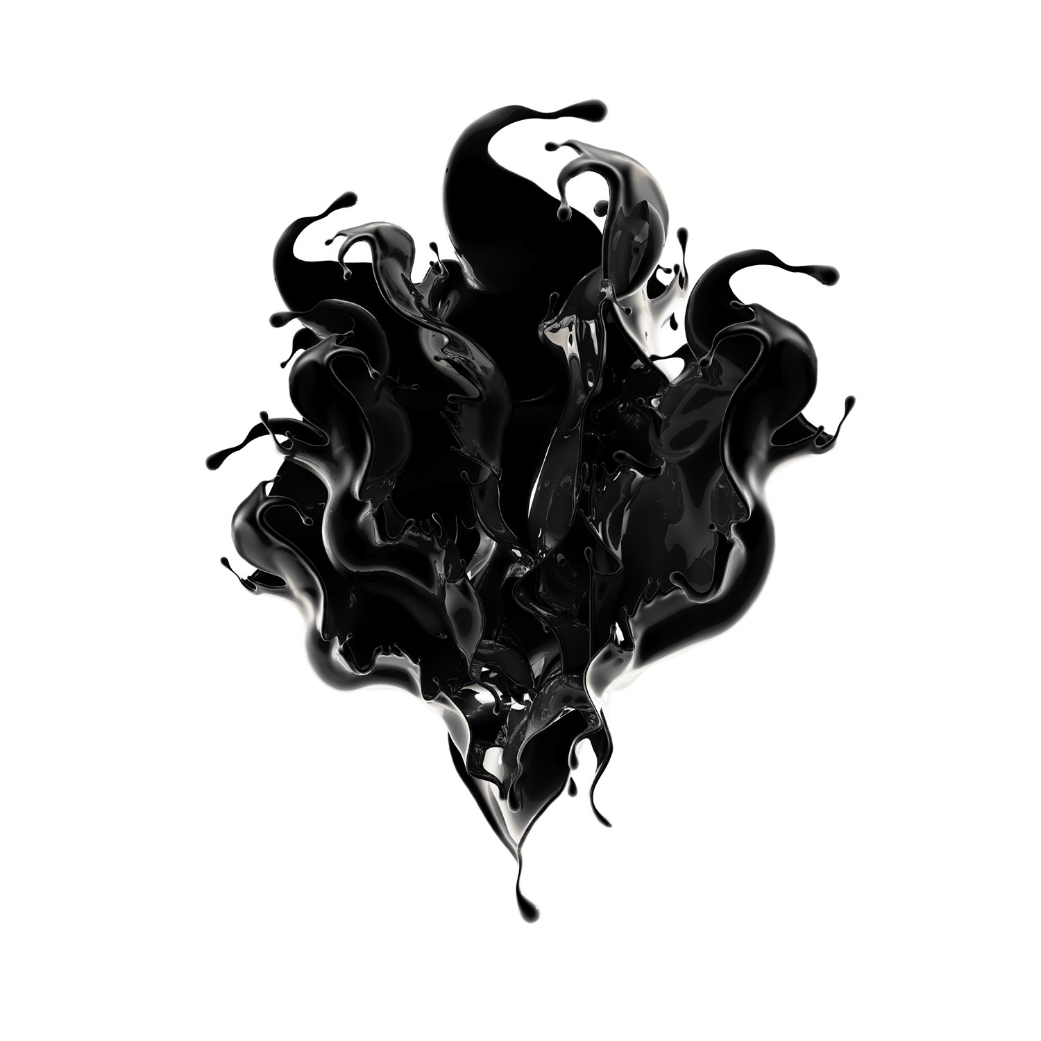  sample of industry leading carbon black disperson ink splash